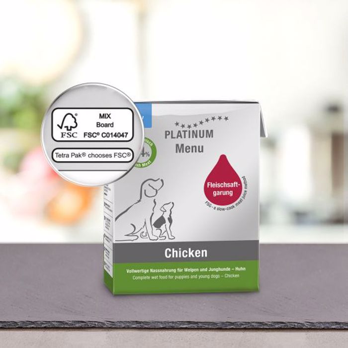 PLATINUM MENU uGI TROFI SKuLOu PUPPY CHICKEN 375gr